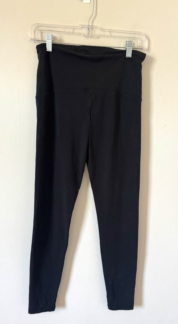 J. Crew Ultra High Rise Knit Cotton Basic AnkleLeggings Black Size XS